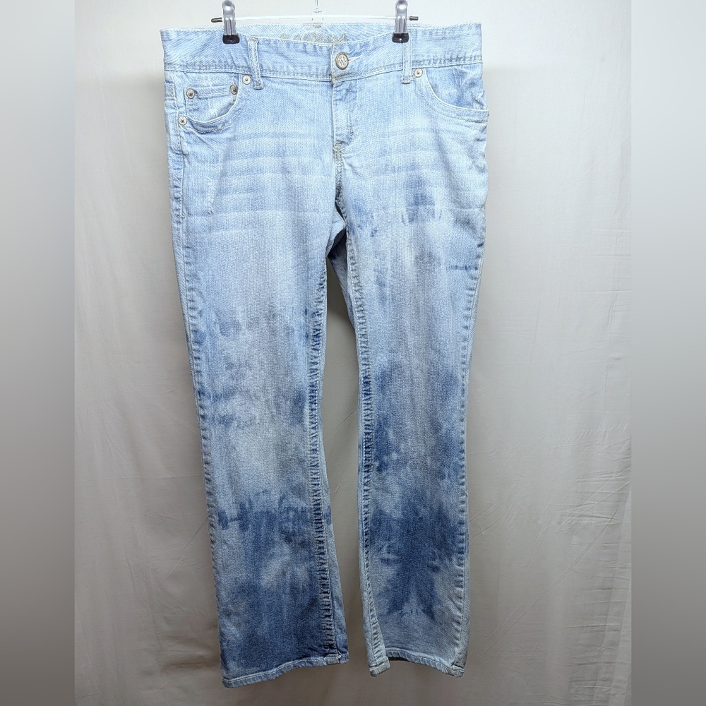 Maurices Bleach Dye Boot-Cut Jeans